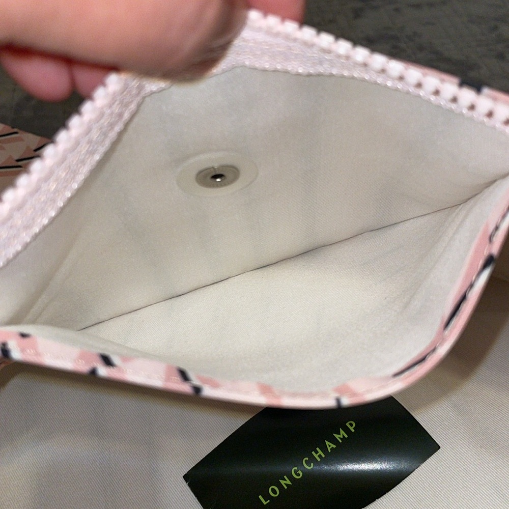 Longchamp Pink Patterned Nylon Tote Bag - Picture 13 of 15